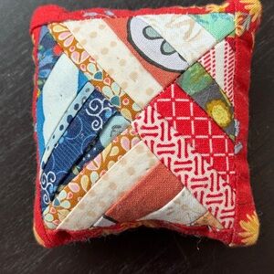 Colorful Patchwork Pin Cushion